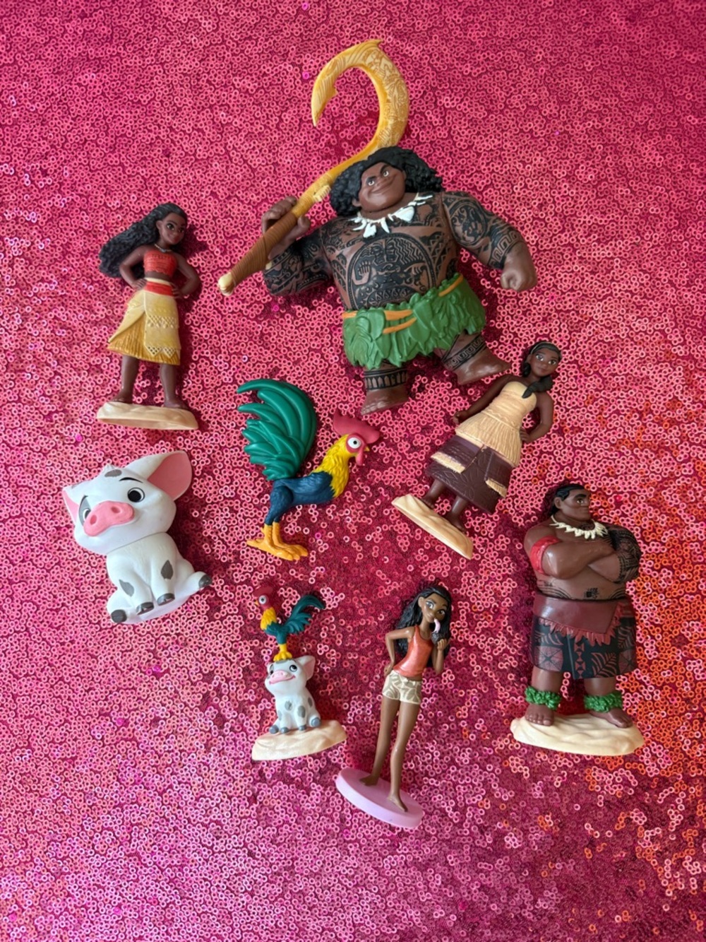 🌊 MOANA Lot of Disney Characters